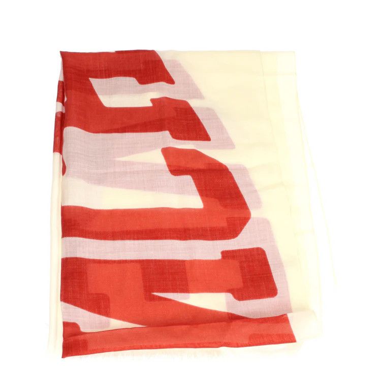 Givenchy ob1o1e1124 Size: OS / Cashmere Foulards in Red & Beige Size ONE SIZE - 2 Thumbnail