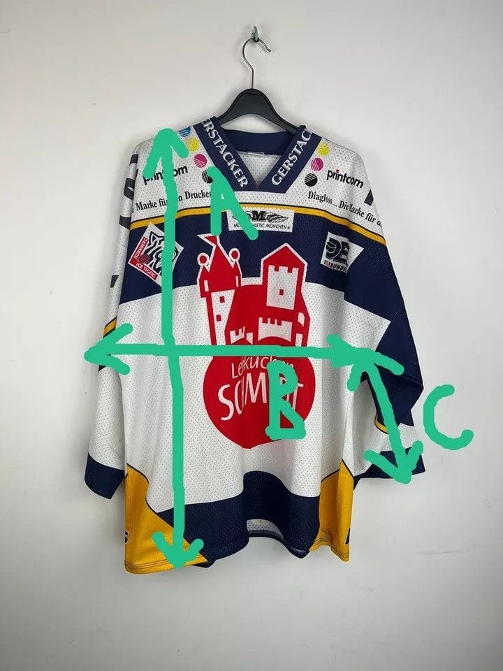 Vintage Vintage Ice Tigers Nuremberg play off 1999 #44 Grant Size US XXL / EU 58 / 5 - 11 Thumbnail