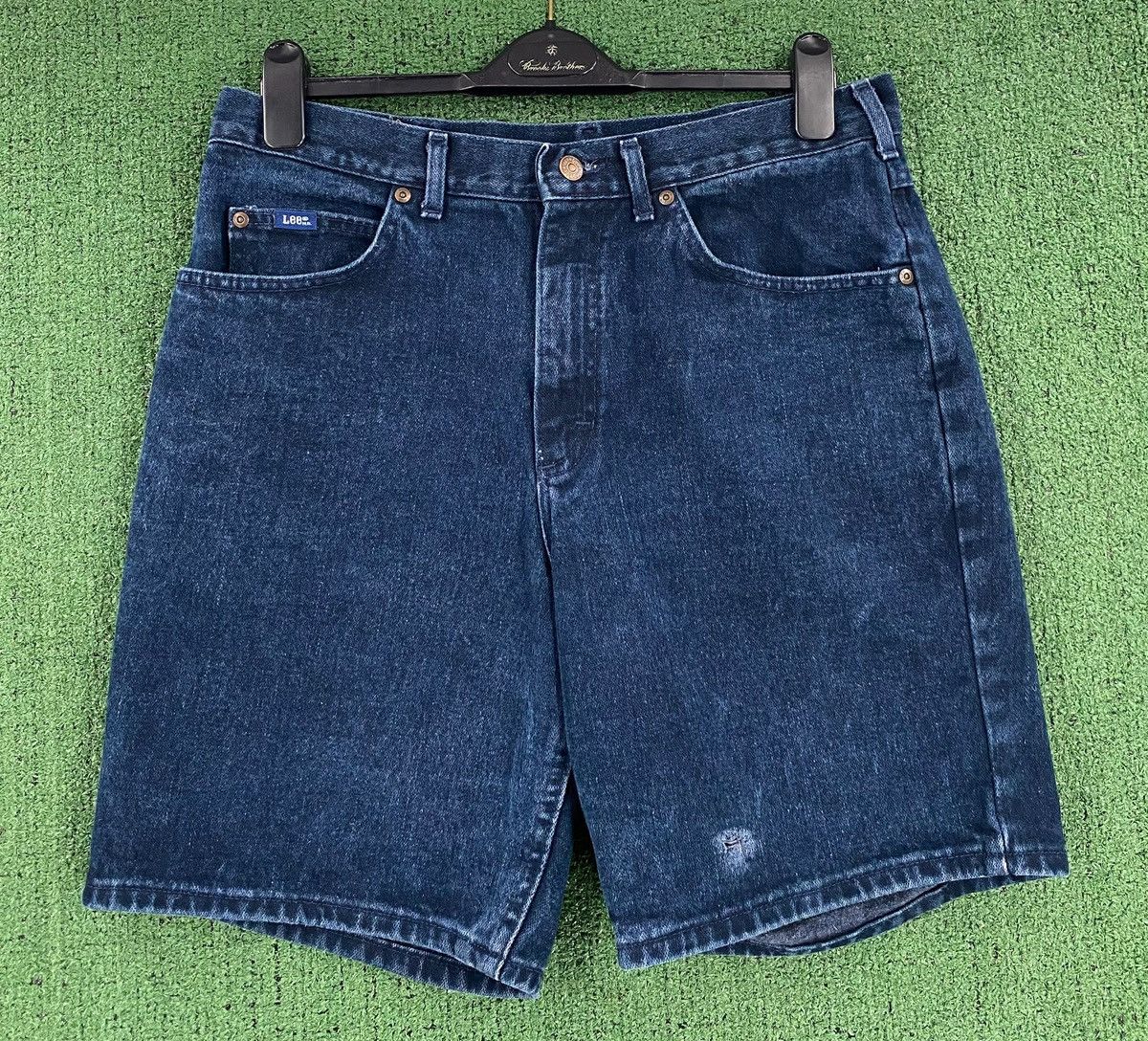 Lee VTG 80’s Lee Navy Jean Shorts Jorts Men’s Sz 32 Size US 32 / EU 48 - 1 Thumbnail