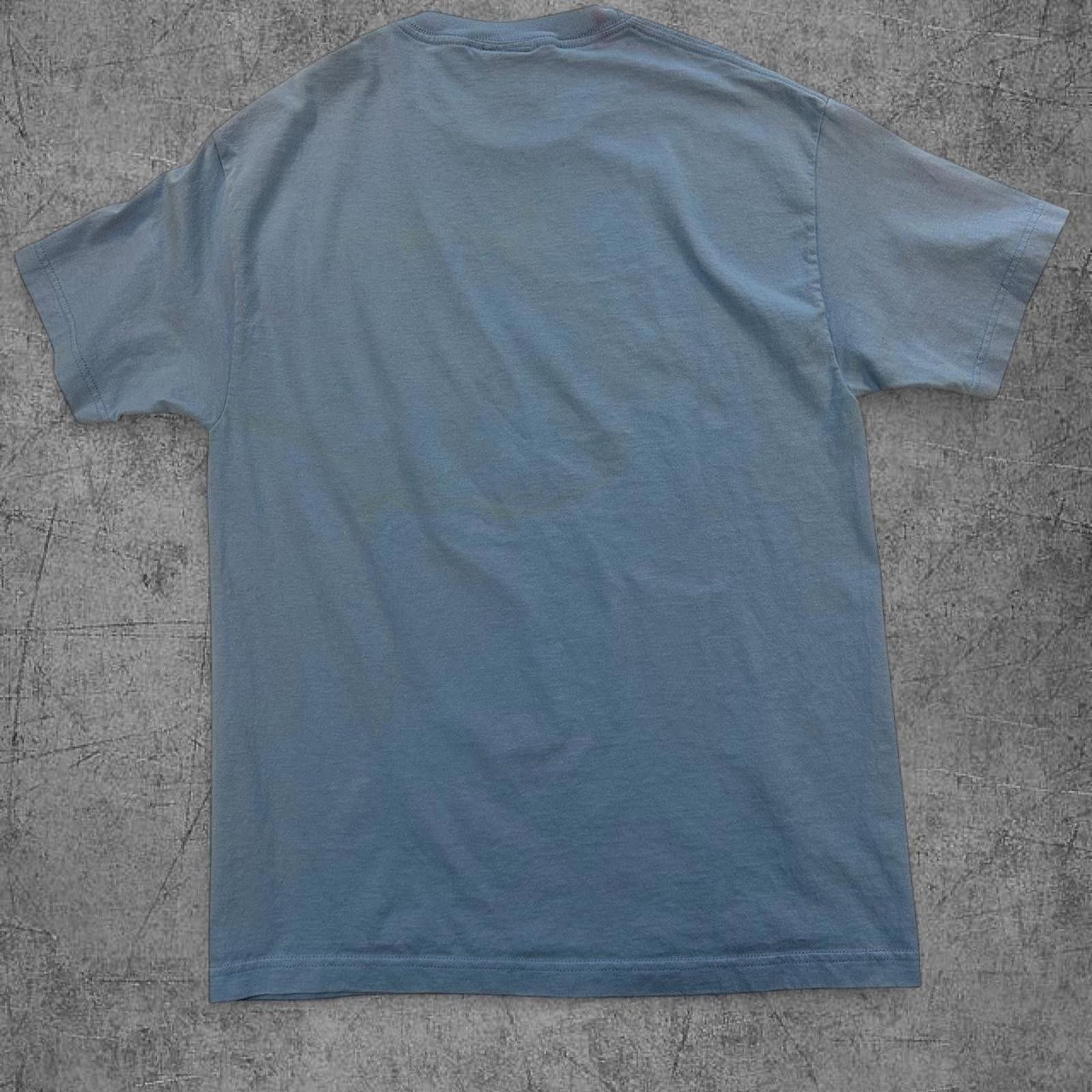 Tony Hawk Vintage 90s Baby Blue Bird House Dragon Egg Tee Size US L / EU 52-54 / 3 - 3 Thumbnail