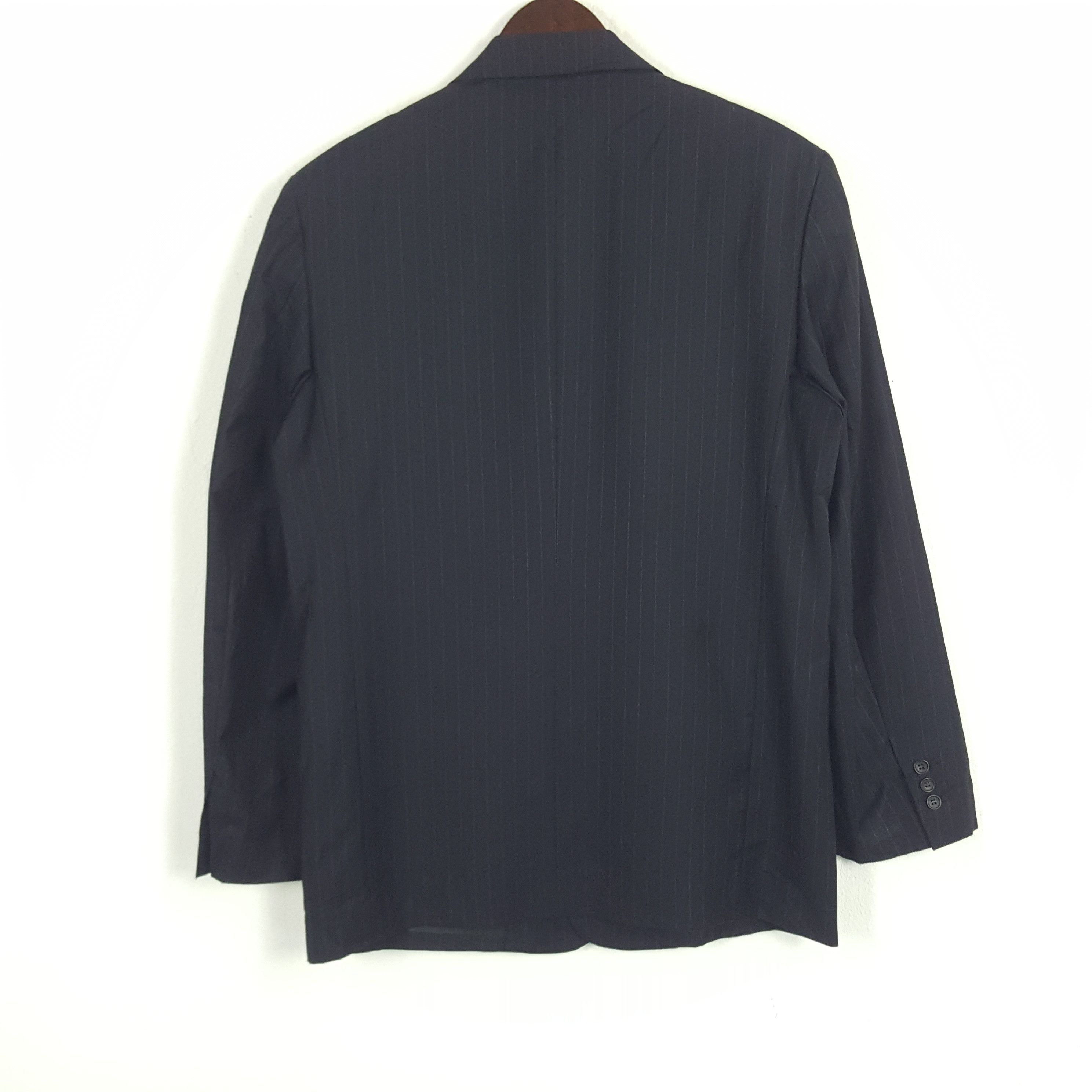 Japanese Brand × Loro Piana × Vintage Vintage Papas Loro Piana Striped Blazer Coat Jacket Size 46S - 4 Thumbnail