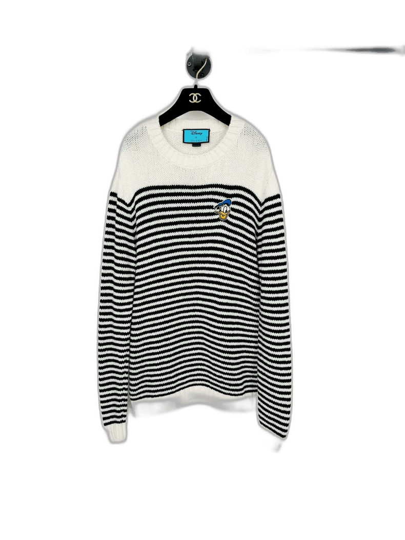 Gucci Gucci x Disney Duck Striped Sweater XS-2505 Size XS / US 0-2 / IT 36-38 - 1 Thumbnail