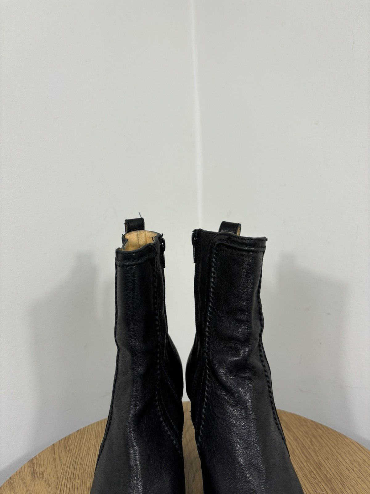Sendra Sendra Vintage Women’s Avant Garde High Heeled Leather Boots Size US 8 / IT 38 - 7 Thumbnail