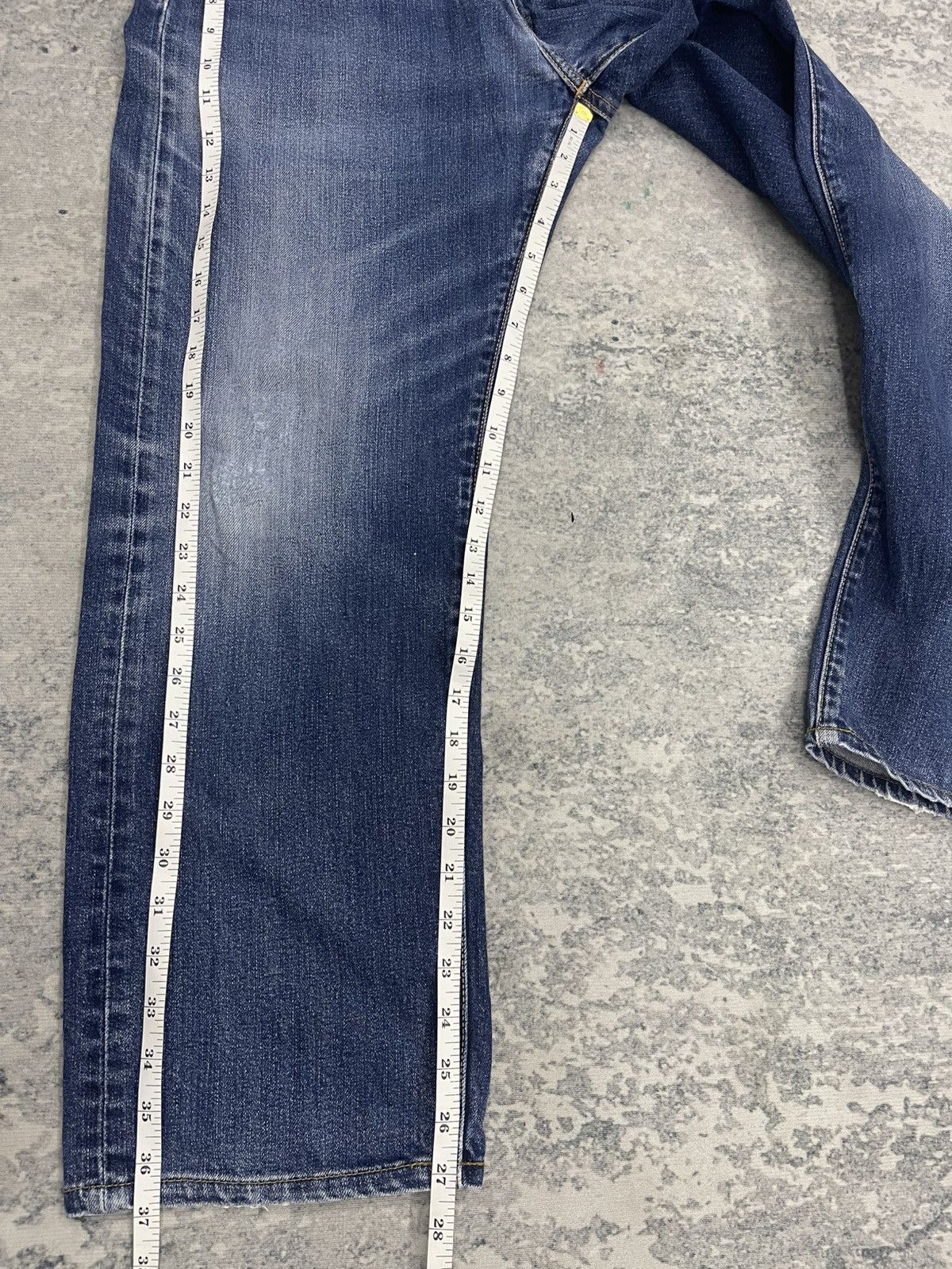 Levi's 90s Levis 505 Big E Distressed Denim Size US 31 - 18 Thumbnail