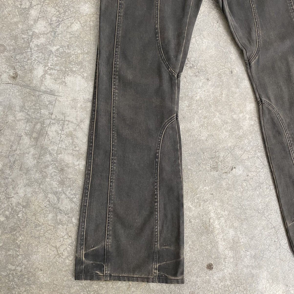 JACKROSE 2000’s Jackrose Coated Panelled Super Flared Jeans Size US 32 / EU 48 - 6 Thumbnail