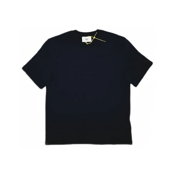 AMI AMIPARIS SS24 Heart Pattern Cotton T-Shirt -2507 Size US M / EU 48-50 / 2 - 2 Thumbnail