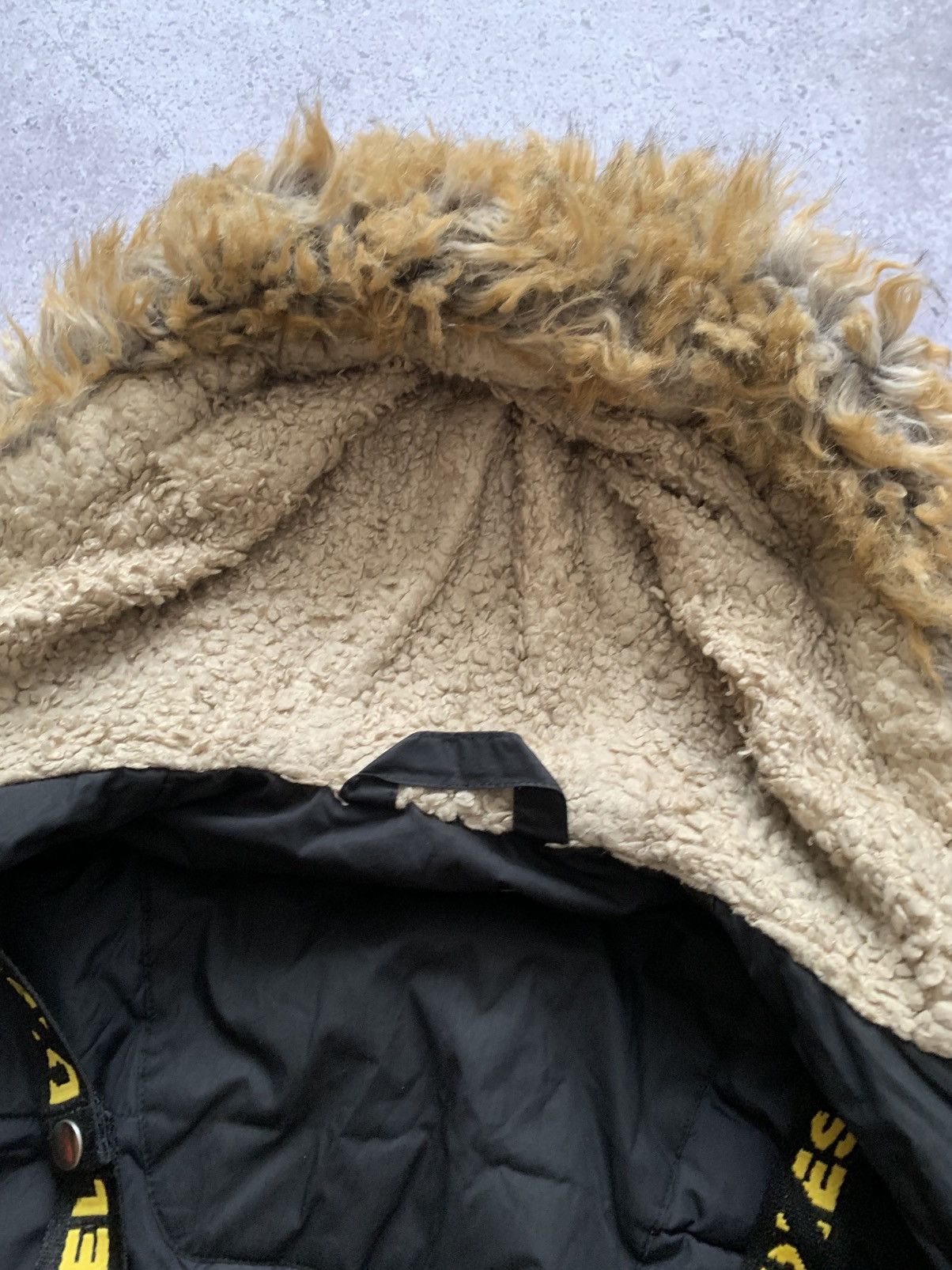 Diesel 🔥 CRAZY DIESEL Y2K OPIUM ALASKA MOHAIR BOMBER JACKET Size US M / EU 48-50 / 2 - 10 Thumbnail