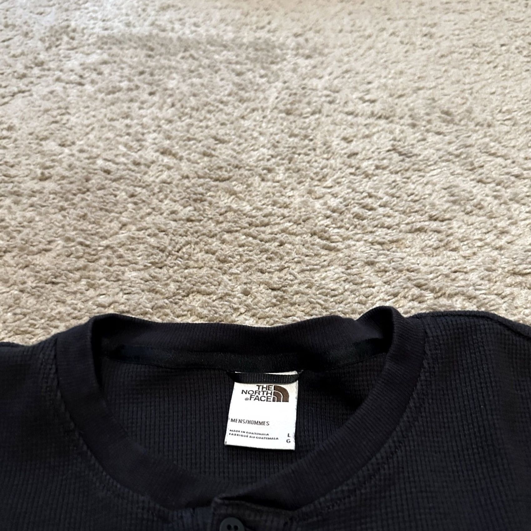 The North Face The North Face Terrain Waffle Henley Shirt Mens Large Black Thermal All Seasons Outdoors Outdoors Hiking Size US L / EU 52-54 / 3 - 2 Thumbnail