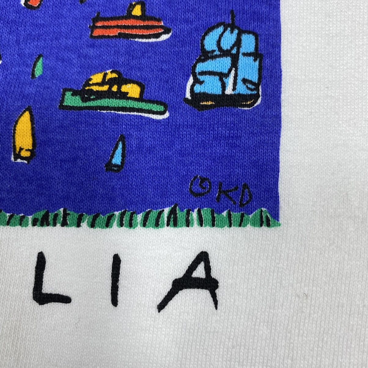Vintage VINTAGE 90's KEN DONE AUSTRALIA KOALA SYDNEY ART TEE Size US L / EU 52-54 / 3 - 4 Thumbnail