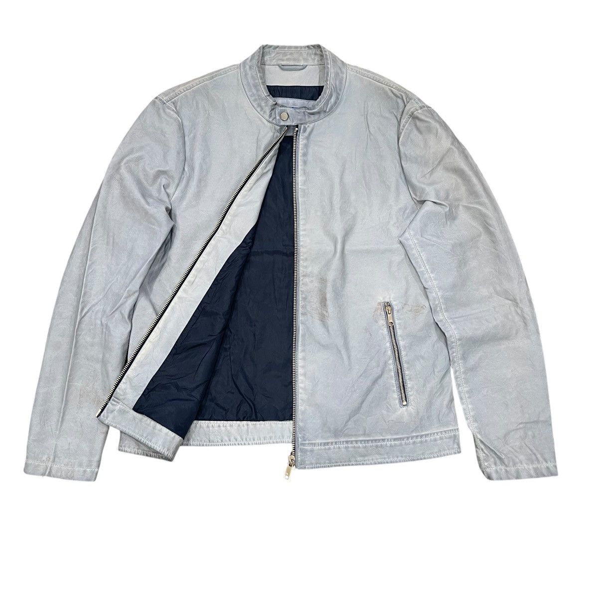 Zara Zara Man Cafe Racer Motorcycle Riding Bikers Zipper Jacket Size US XL / EU 56 / 4 - 7 Thumbnail