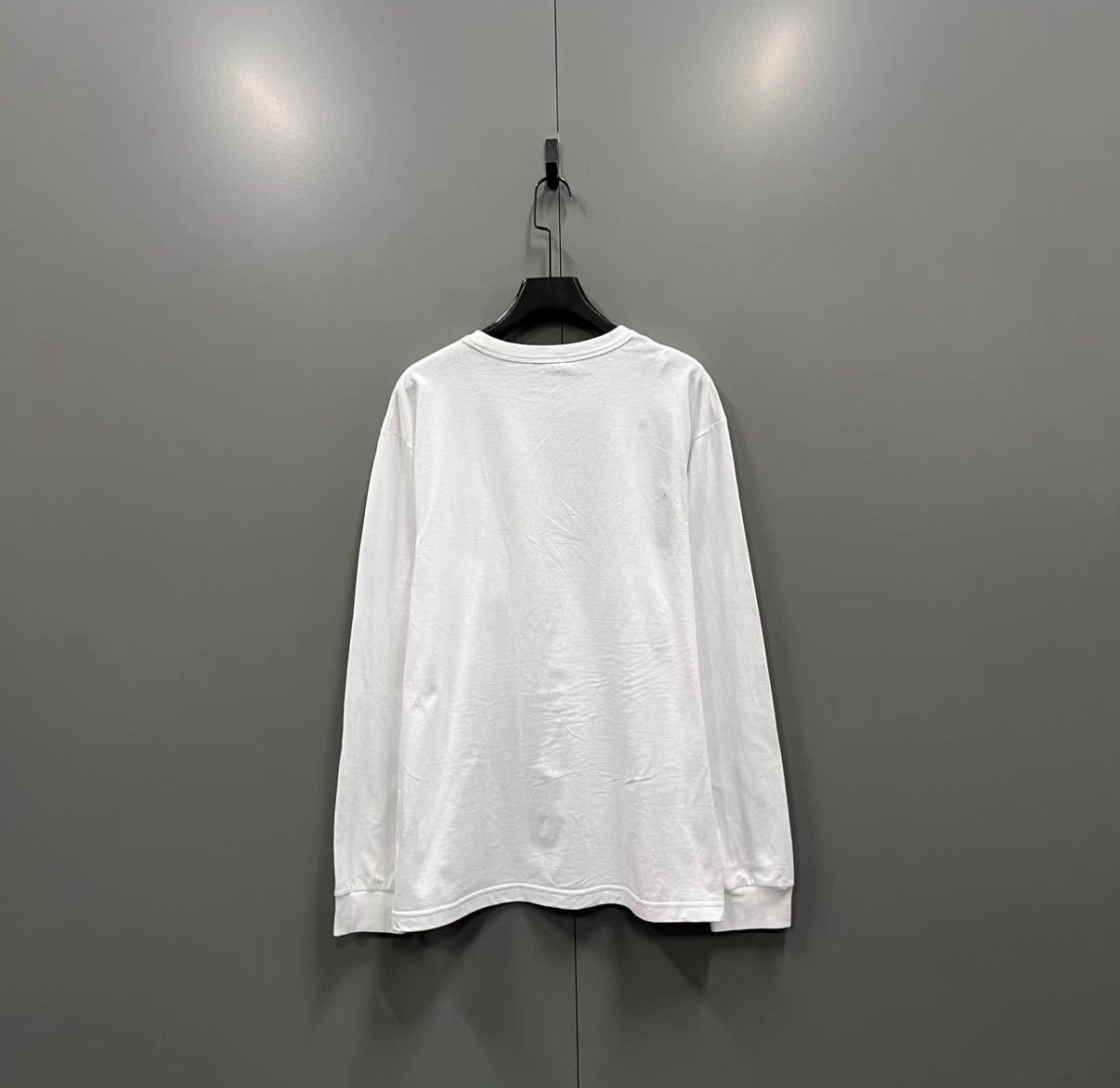 Dior Dior White Logo Print Long Sleeve Top J41 Size US XL / EU 56 / 4 - 2 Thumbnail