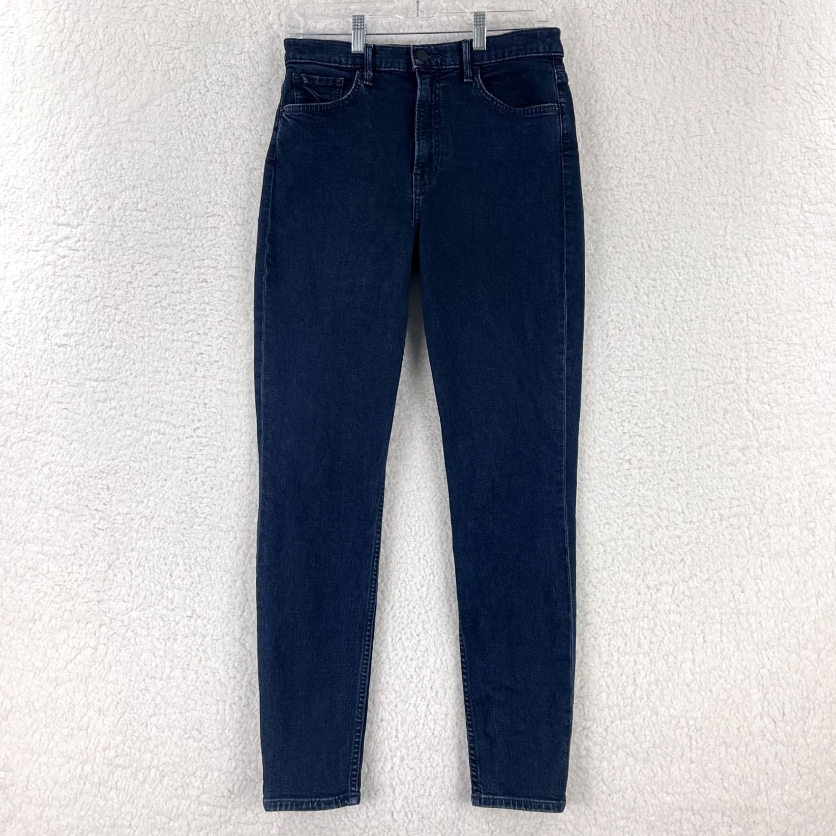 GRLFRND GRLFRND Kendall Jeans Womens 29 Blue Denim High-Rise Skinny Leg 5-Pocket USA Made Jeans Size 29" - 2 Thumbnail