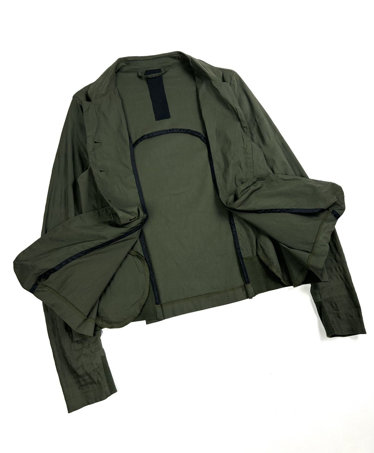 Rundholz rare Rundholz Women’s Linen Blend Avant Garde Blazer Jacket Size XS / US 0-2 / IT 36-38 - 5 Thumbnail