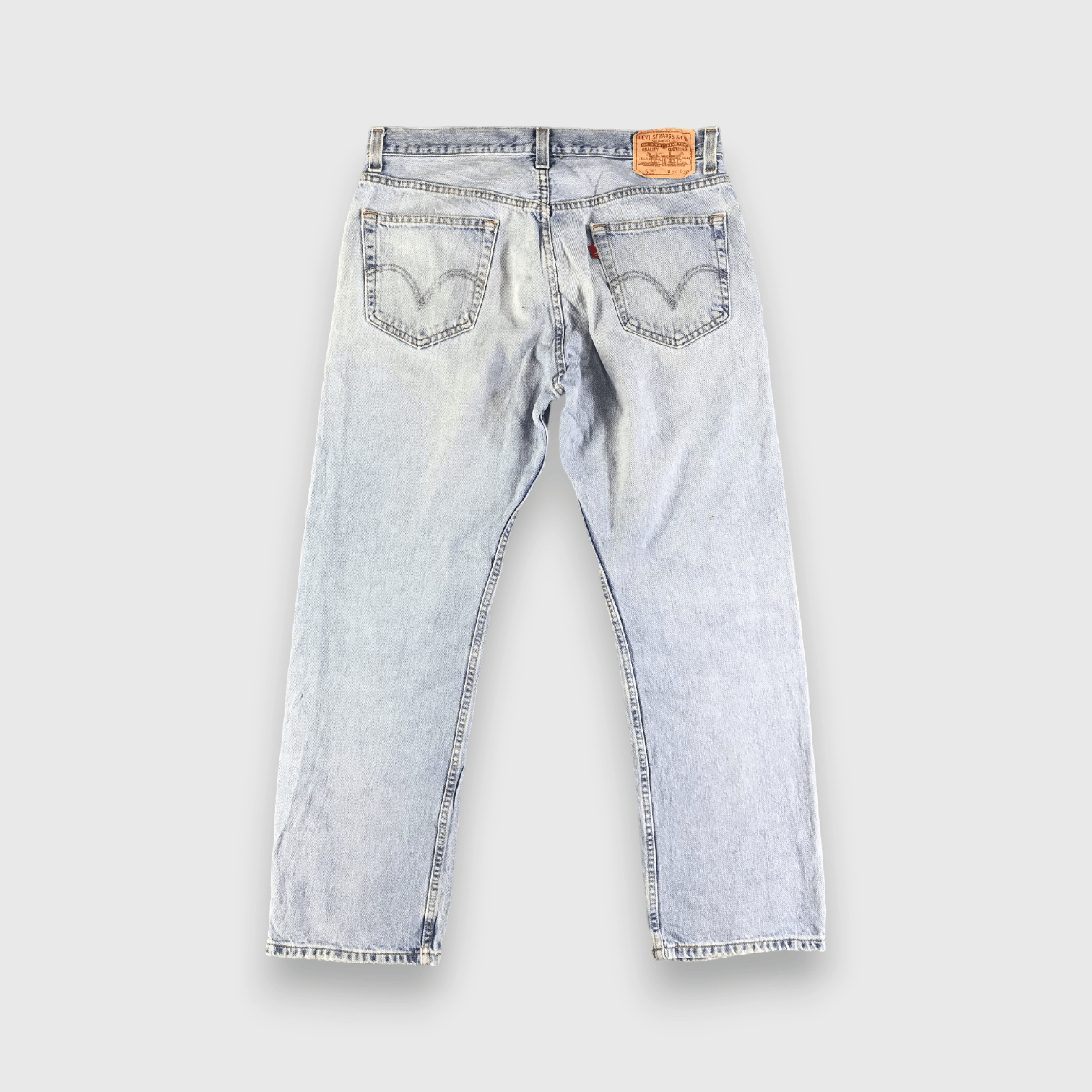 Levi's Vintage Light Wash Levis 505 Jeans-J3009 Size US 35 - 2 Thumbnail