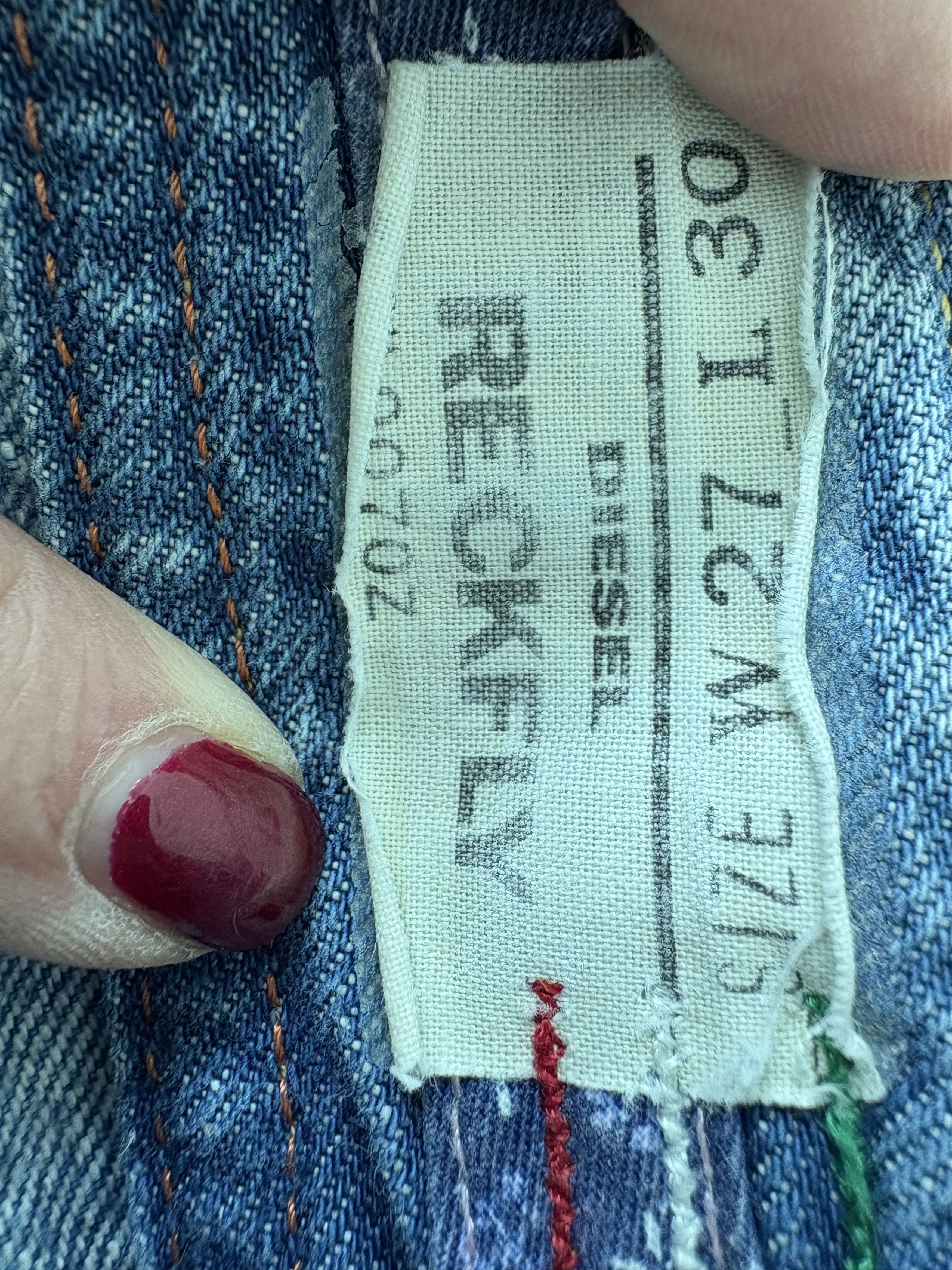 Diesel Diesel Reckfly Made in Italy Low Rise Jeans Size 27 Size 27" / US 4 / IT 40 - 6 Thumbnail