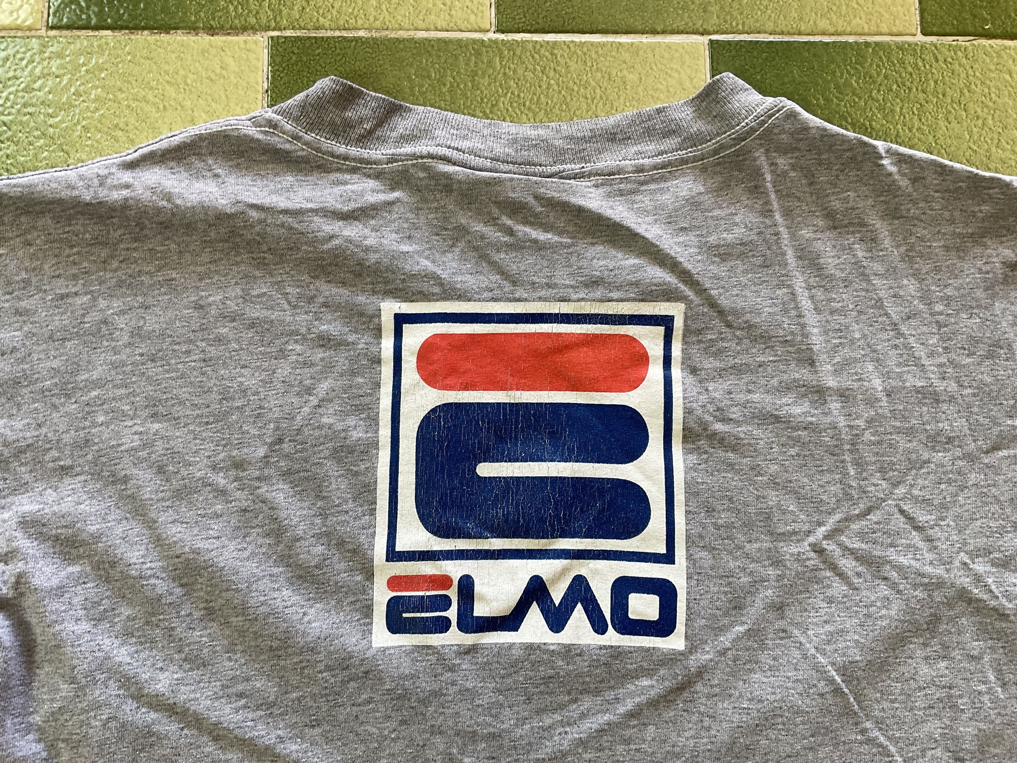 Cartoon Network 90s Sesame Street Elmo Jordan Fila Parody Vintage Tshirt Size US M / EU 48-50 / 2 - 4 Thumbnail