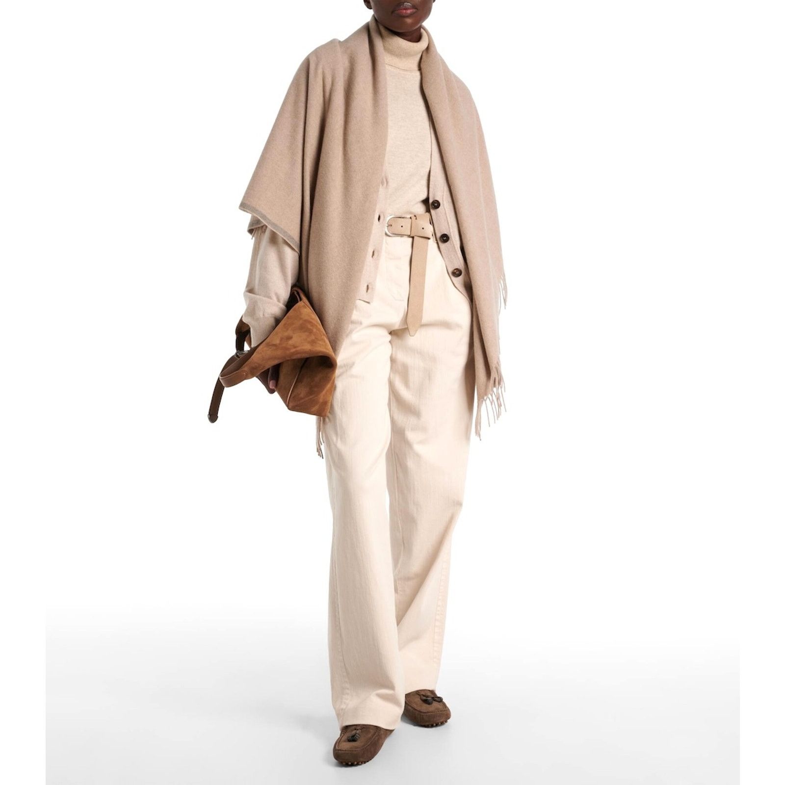 Brunello Cucinelli Brunello Cucinelli Monili Shearling Mule Brown 36.5 Size US 6.5 / IT 36.5 - 8 Thumbnail