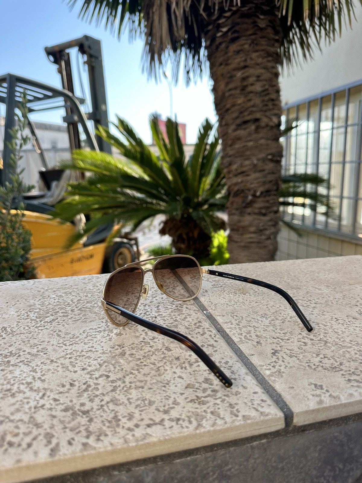 Dolce & Gabbana Dolce&Gabbana Sunglasses Gold 2081 Size ONE SIZE - 5 Thumbnail