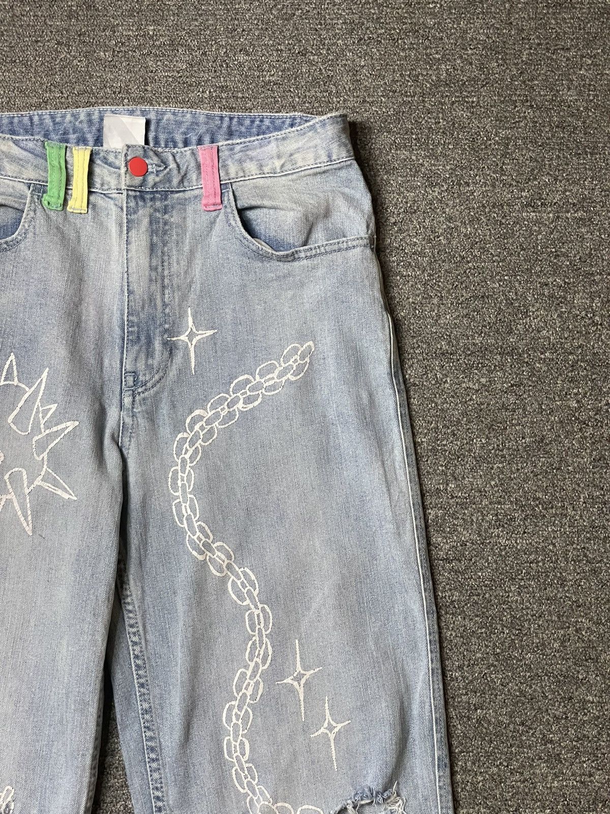 Japanese Brand × Vintage SALEM7 Morningstar Denim Jeans (92) Size US 32 / EU 48 - 5 Thumbnail
