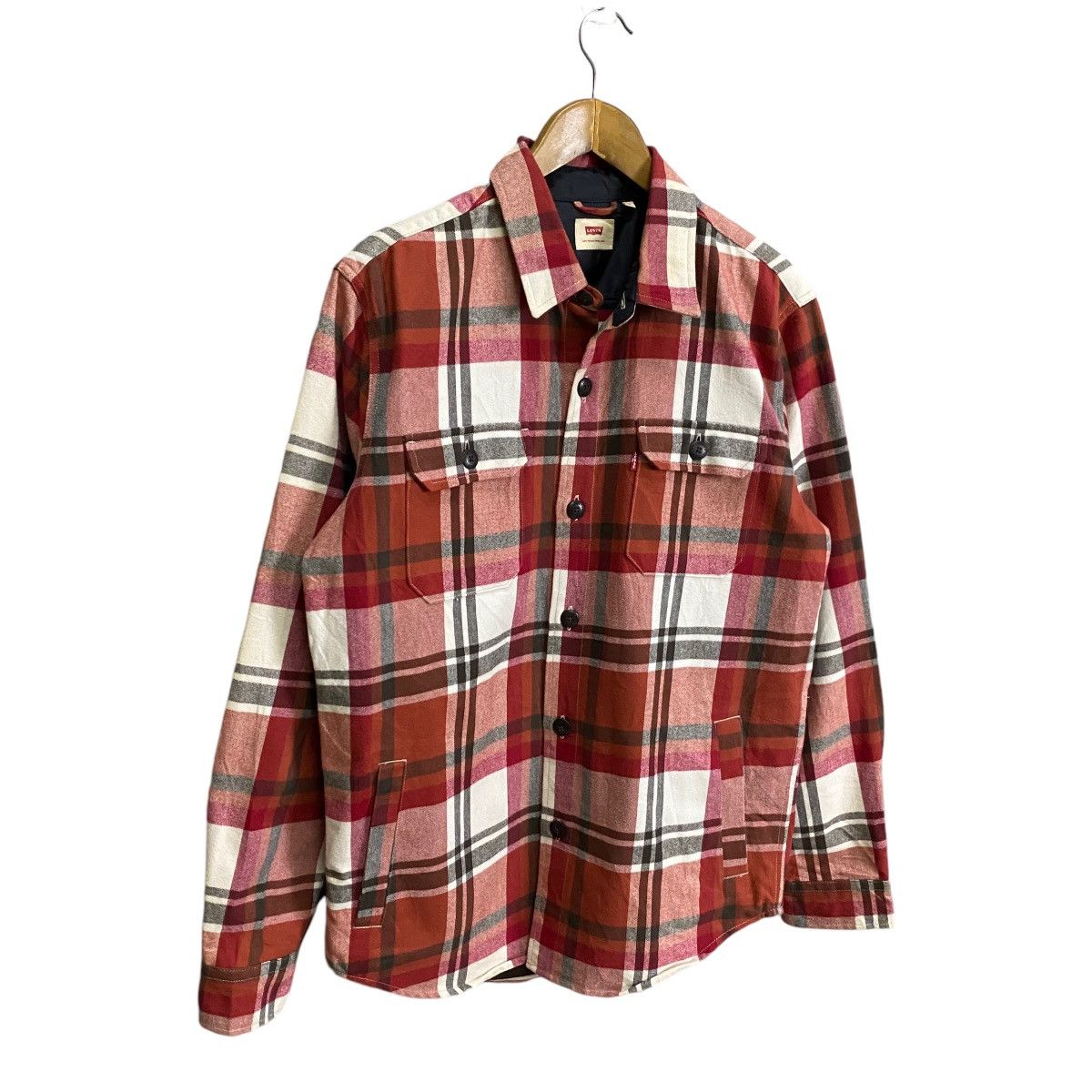 Levi's Levis checkered plaid cotton jacket Size US M / EU 48-50 / 2 - 2 Thumbnail