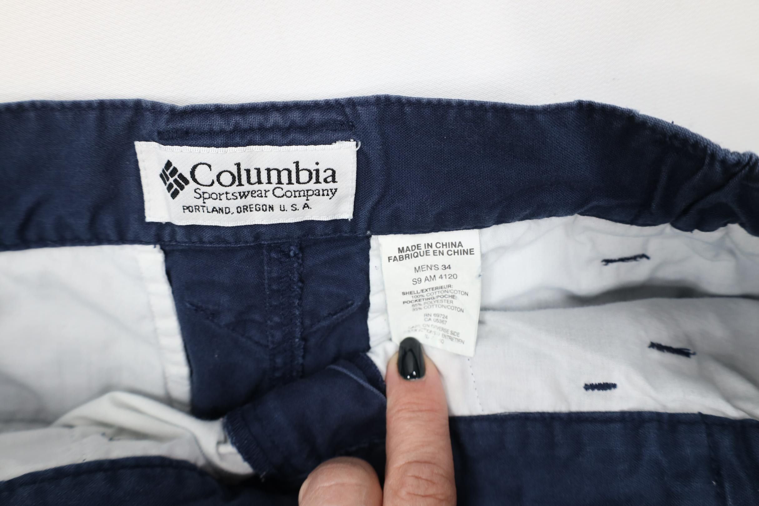 Columbia Vintage 90s Y2K Columbia Above Knee Trekking Cargo Shorts Size US 34 / EU 50 - 7 Thumbnail