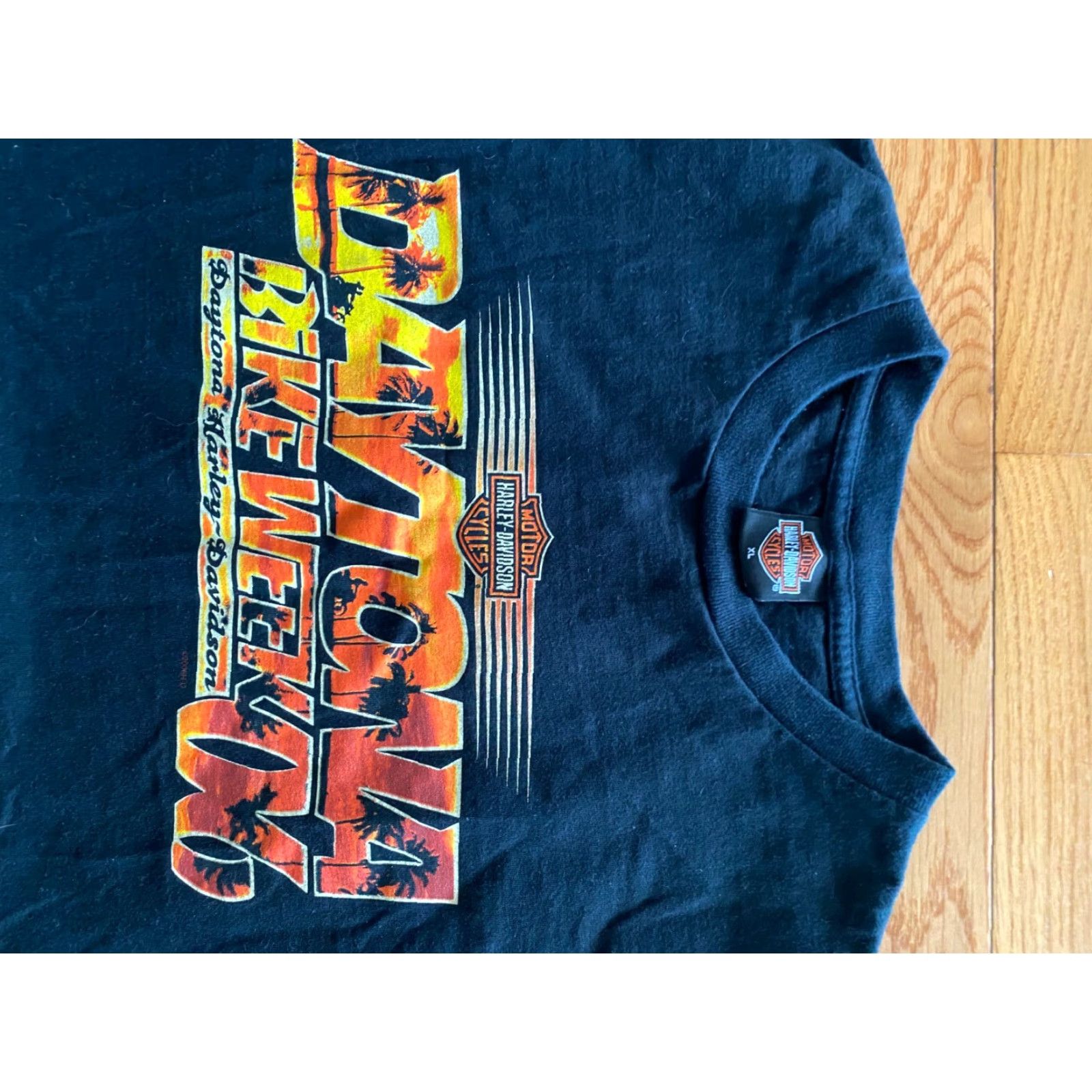 Harley Davidson Harley-Davidson Shirt Tank Top Mens 2006 Sleeveless Daytona Bike Week T Shirt XL Red/Orange Crew Neck Cotton Size US XL / EU 56 / 4 - 4 Thumbnail