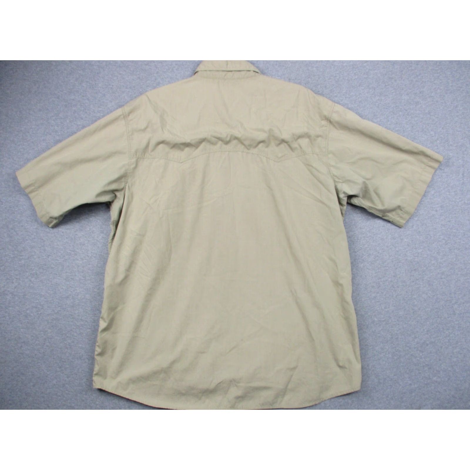 Vintage Simms Shirt Mens Large Brown Outdoors Lightweight Pockets Vented Size US L / EU 52-54 / 3 - 3 Thumbnail