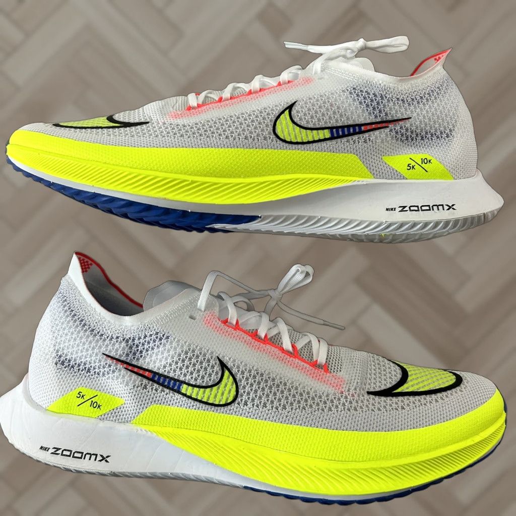 Nike Nike ZoomX Streakfly Men’s Shoes DX1626-100 White Volt Racer Blue 13 Nike ZoomX Streakfly Adult Size 13 White Volt Racer Blue Shoes Size ONE SIZE - 1 Thumbnail