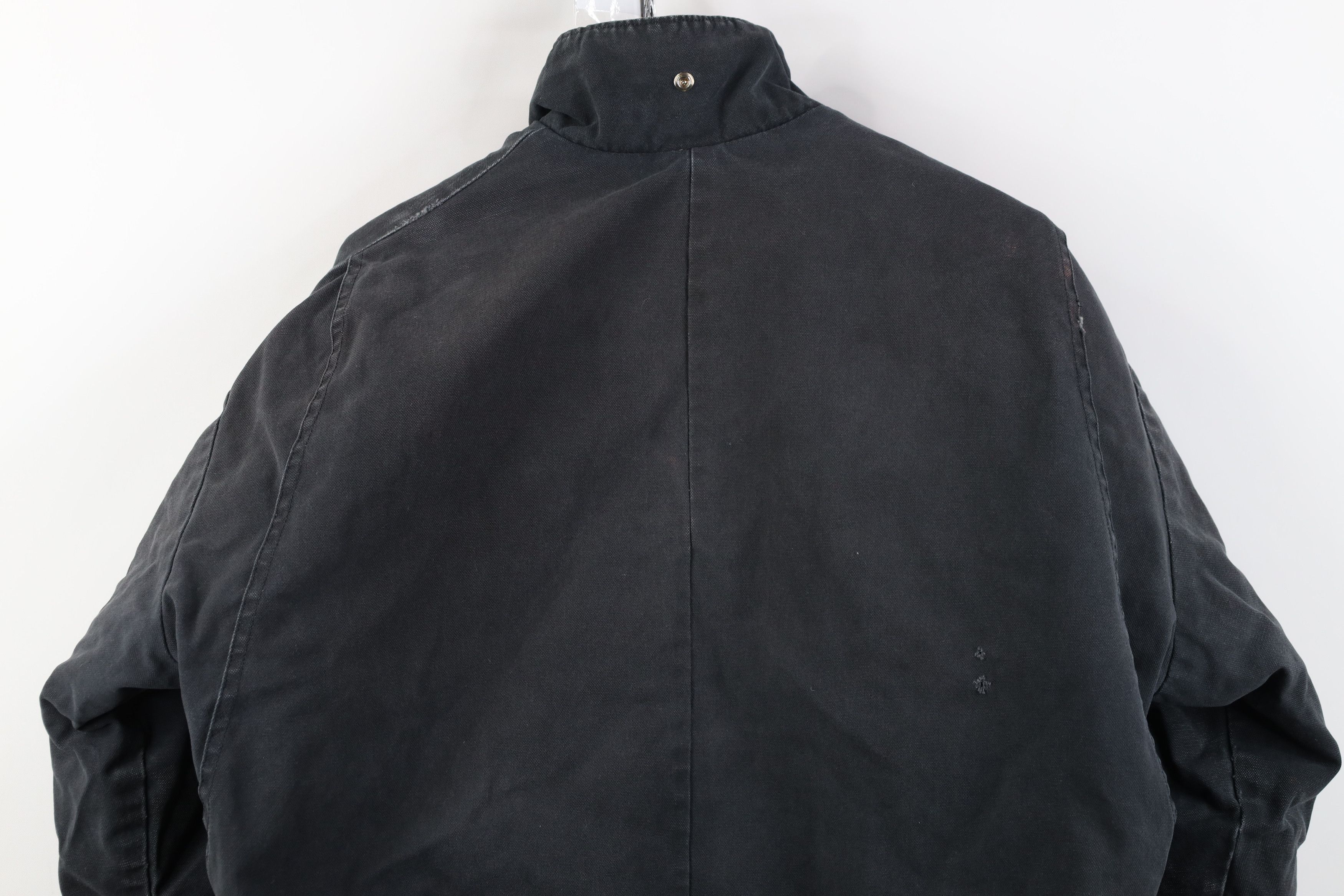 Vintage Vintage Y2K Streetwear Quilted Canvas Bomber Jacket Black Size US M / EU 48-50 / 2 - 16 Thumbnail