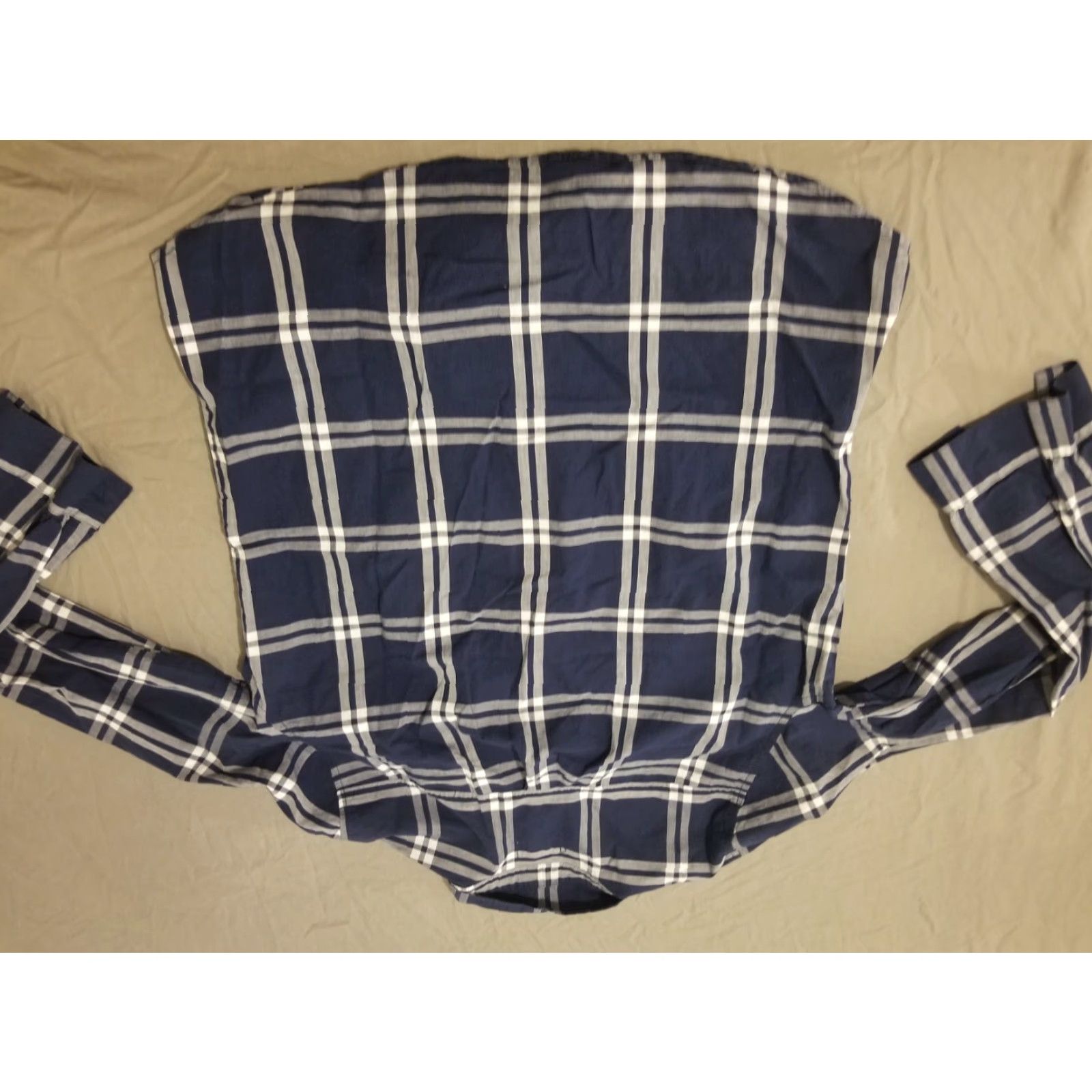 Old Navy VINTAGE Old Navy Shirt Womens Medium Blue Cotton Blouse Size M / US 6-8 / IT 42-44 - 7 Thumbnail