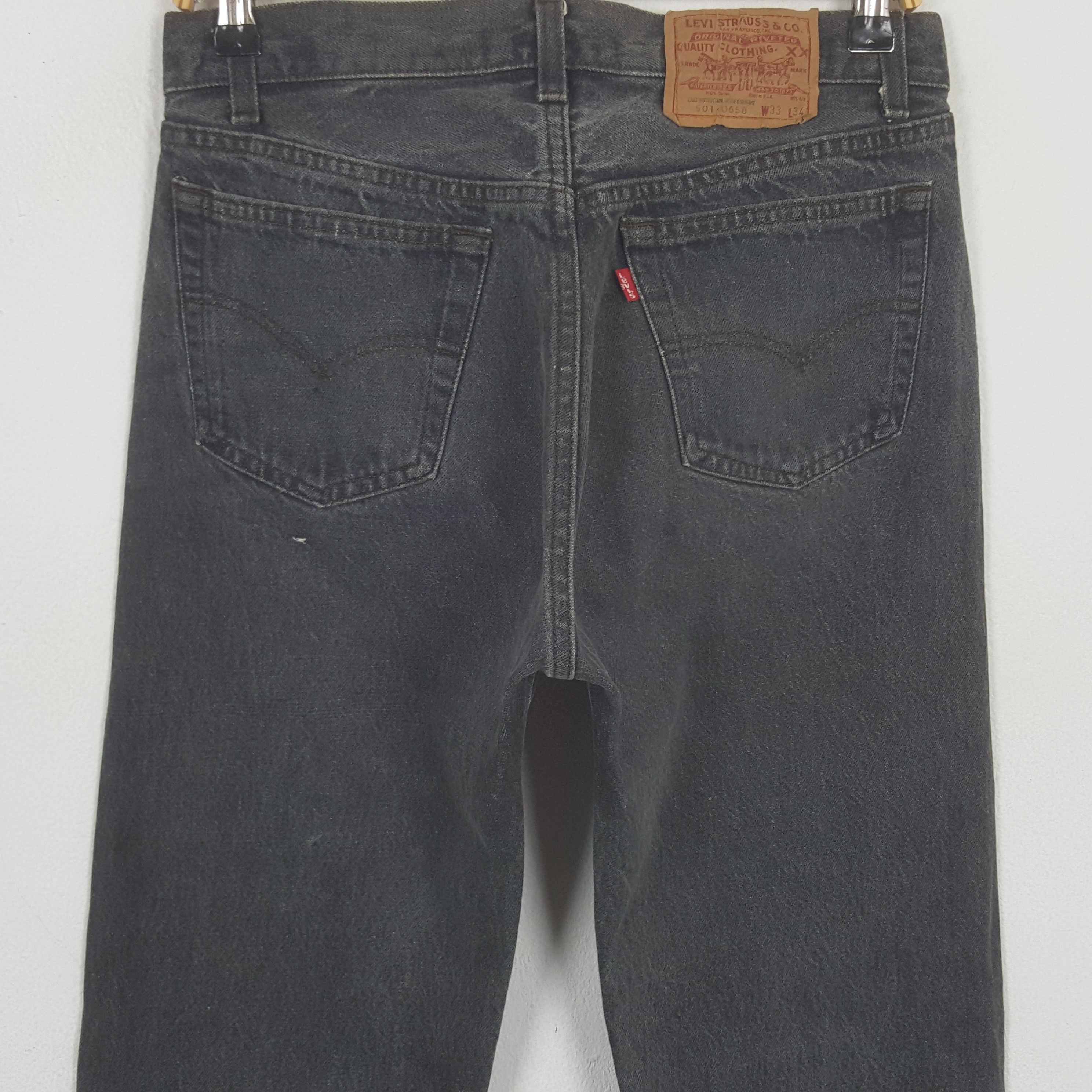 Levi's Vintage Levi's Black Jeans Size US 30 / EU 46 - 5 Thumbnail