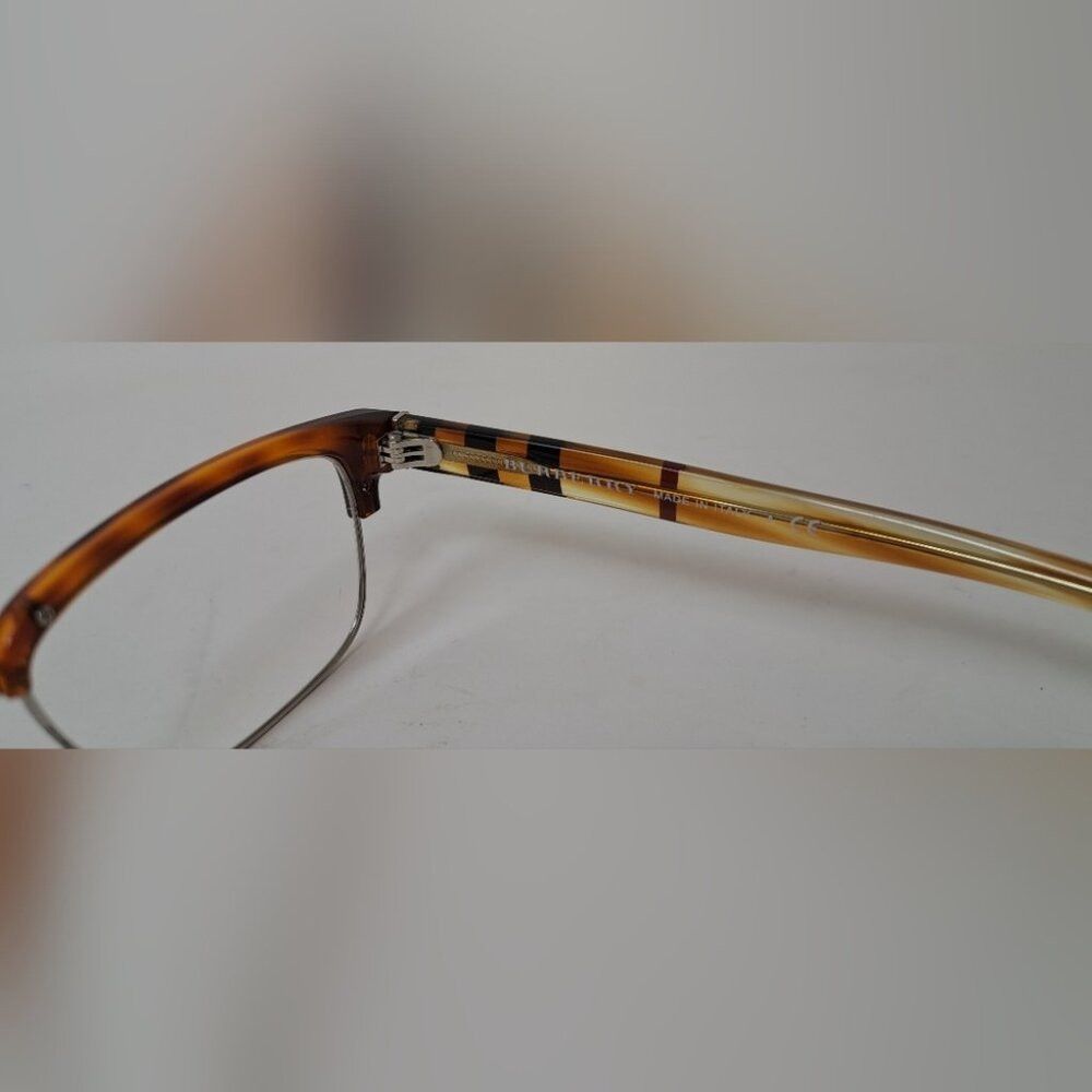 Burberry Burberry Eye Glasses Frames Unisex Half Rim Havana Nova Che Size ONE SIZE - 4 Thumbnail
