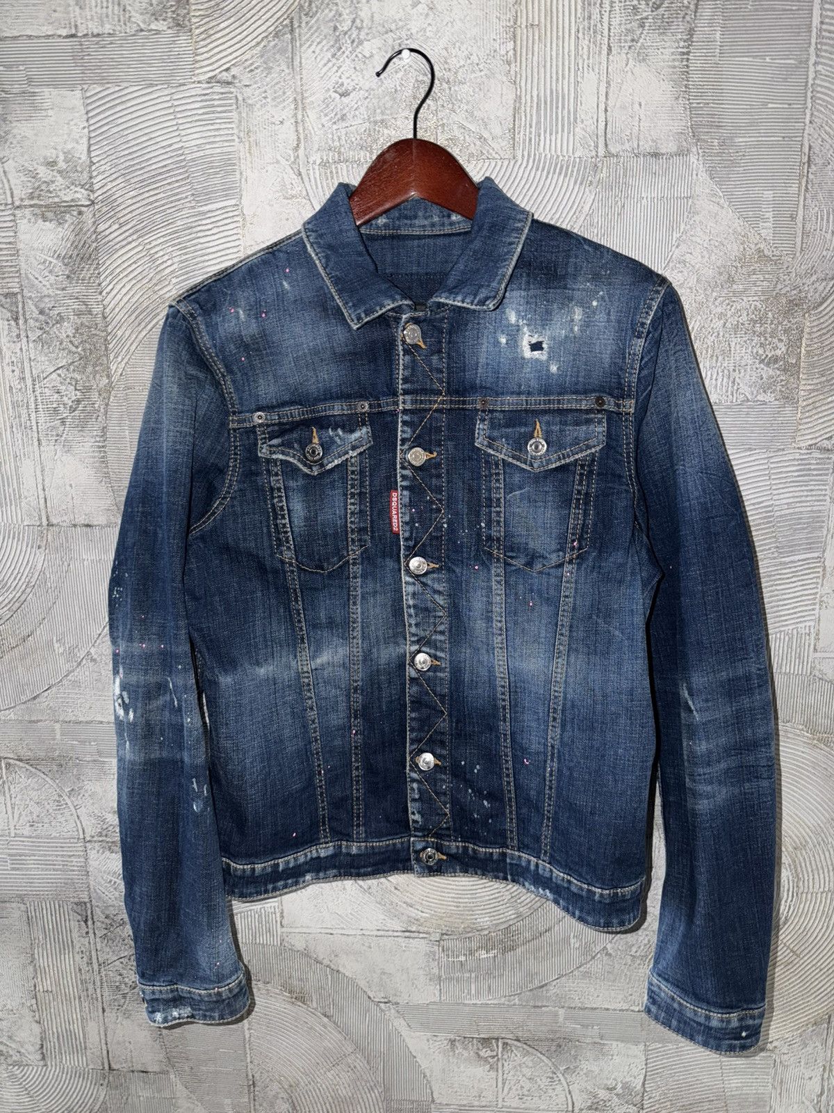 Dsquared2 Dsquared2 distressed jacket multicolor paint Japan 44-46 Size US S / EU 44-46 / 1 - 3 Thumbnail