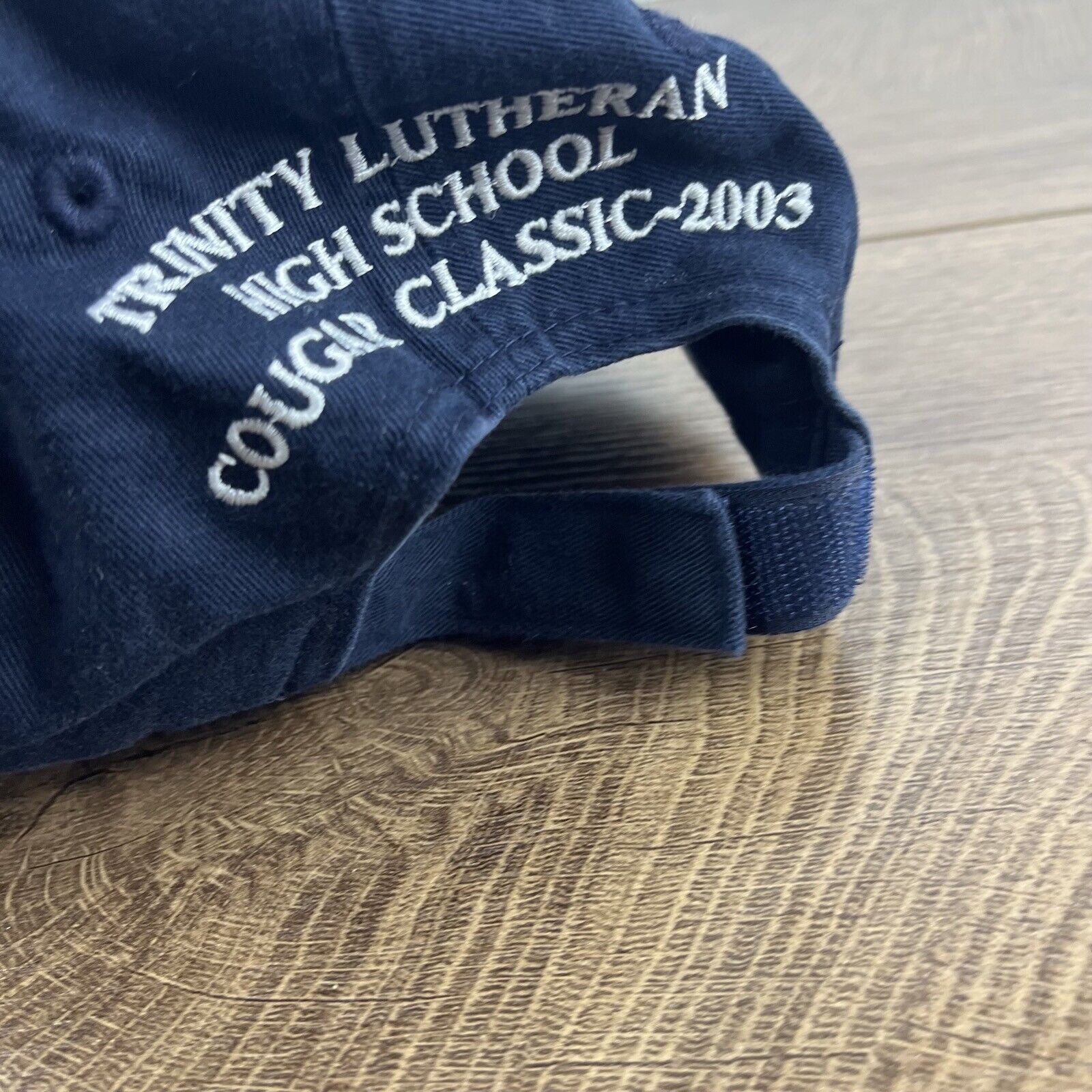 Other Trinity Lutheran High School Hat Blue Adjustable Hat Cougar Size ONE SIZE - 8 Thumbnail