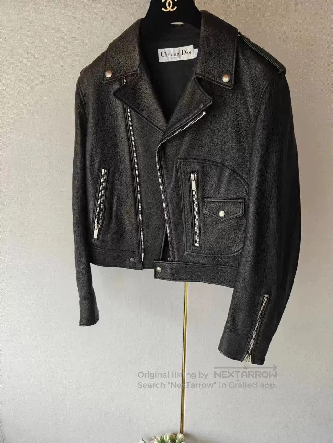 Dior Dior Leather Jacket. Size M / US 6-8 / IT 42-44 - 1 Thumbnail