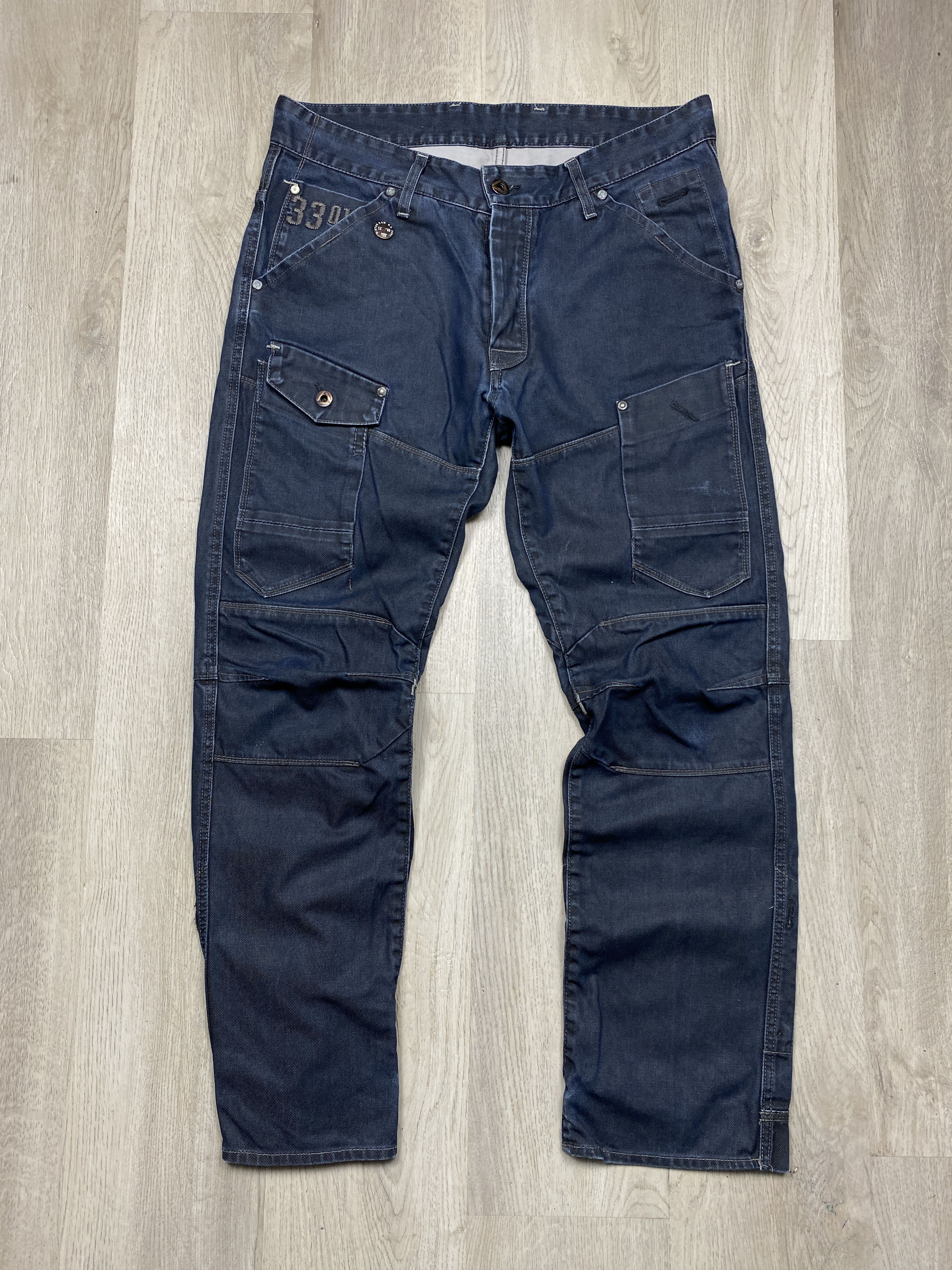 G-Star G Star Raw 5620 Dalton Tapered Denim Double Knee Pants Jeans Size US 34 / EU 50 - 3 Thumbnail