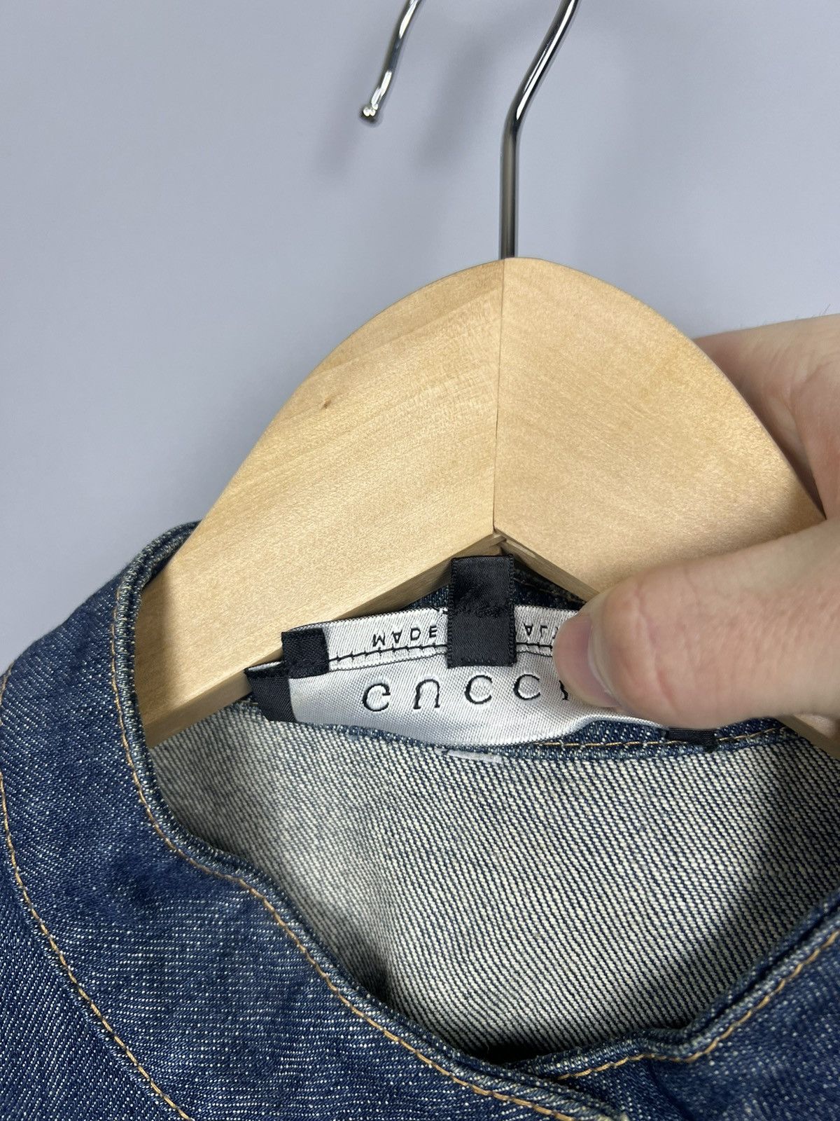 Gucci Rare Vintage Gucci Tomford Era Denim Jacket short sleeve Size XS / US 0-2 / IT 36-38 - 4 Thumbnail