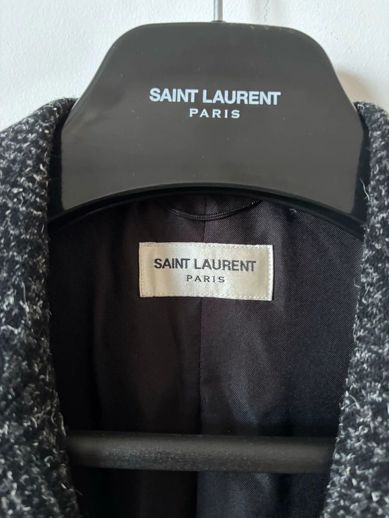 Saint Laurent Paris Saint laurent paris 16 FW black grey prince of Wales plaid Size 48R - 2 Thumbnail
