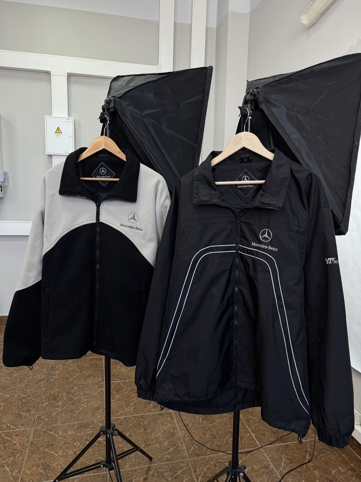 Mercedes-Benz 🇩🇪 Vintage 90s Mercedes Benz Swiss Collection Jacket & Fleece Size US XXL / EU 58 / 5 - 1 Thumbnail
