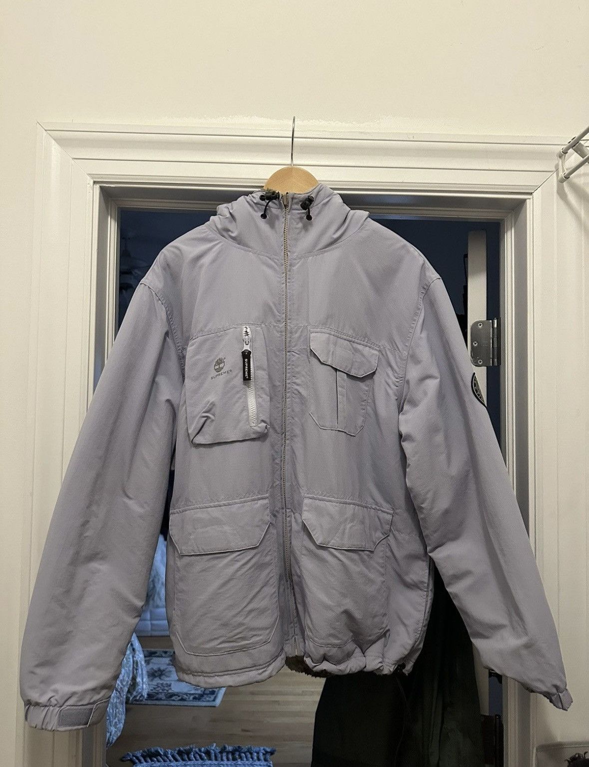 Supreme × Timberland Supreme/Timberland Reversible Fleece Jacket Size US L / EU 52-54 / 3 - 3 Thumbnail