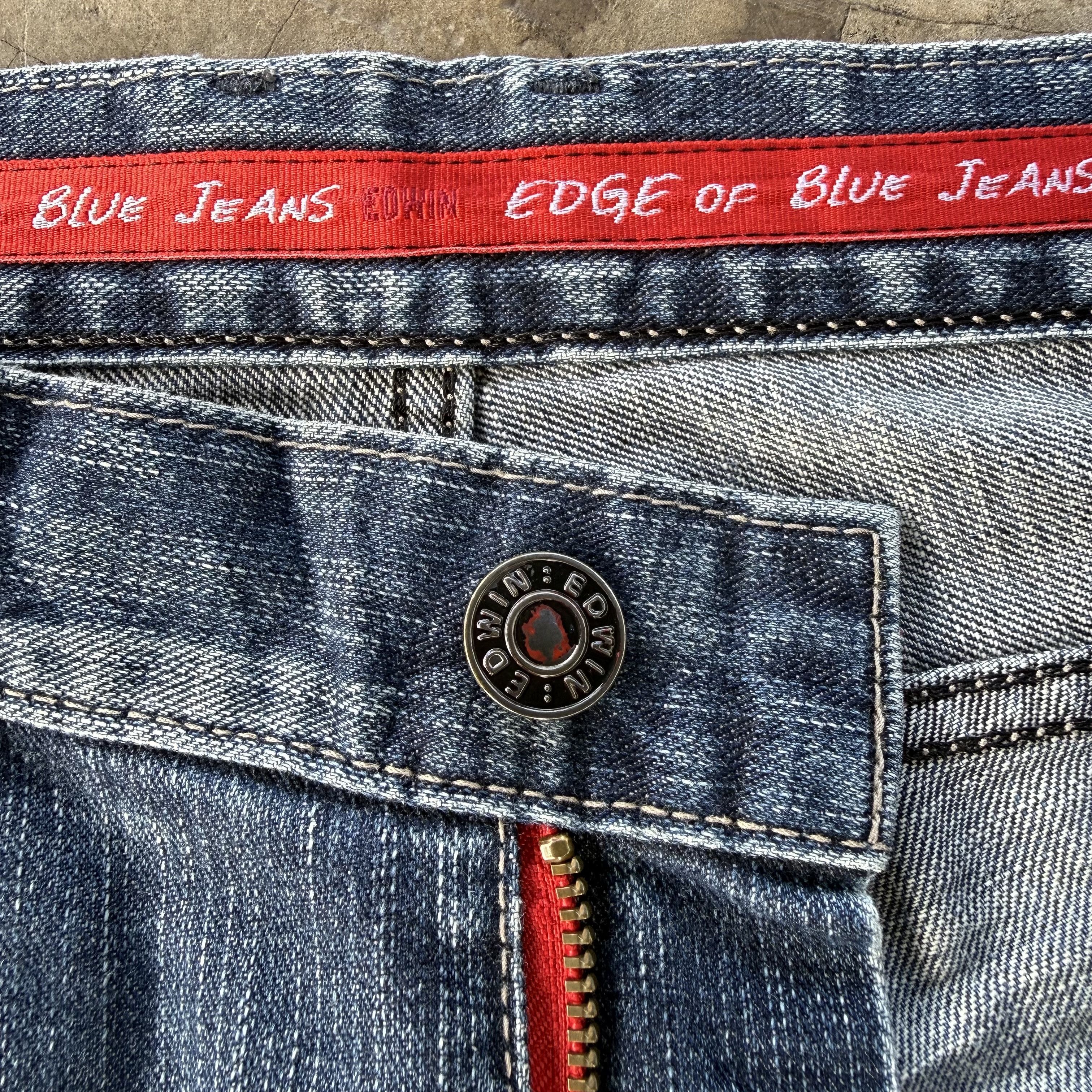 Edwin W32x33 Vintage Edwin Faded Stonewash Jean Denim Pants Size US 32 / EU 48 - 9 Thumbnail