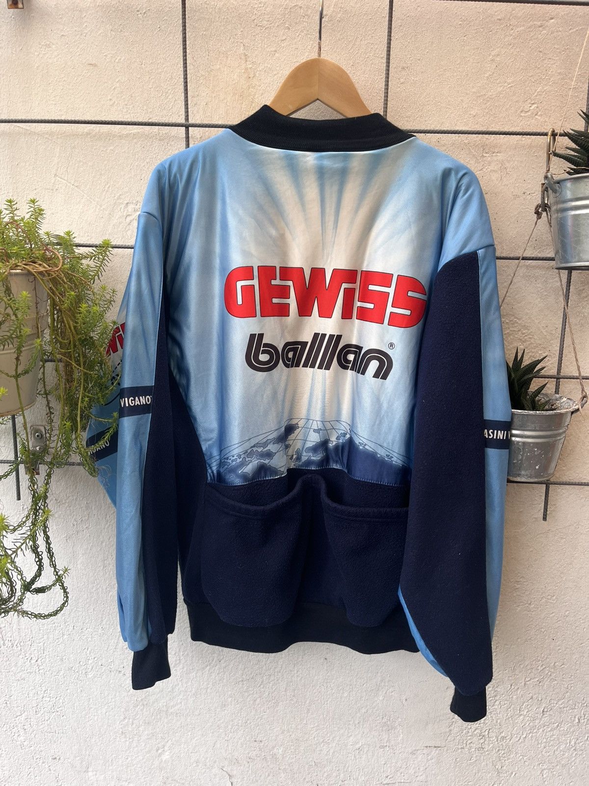 Other Biemme x Gewiss x Bianchi Vintage Fleece Bomber Jacket Size US XXL / EU 58 / 5 - 7 Thumbnail