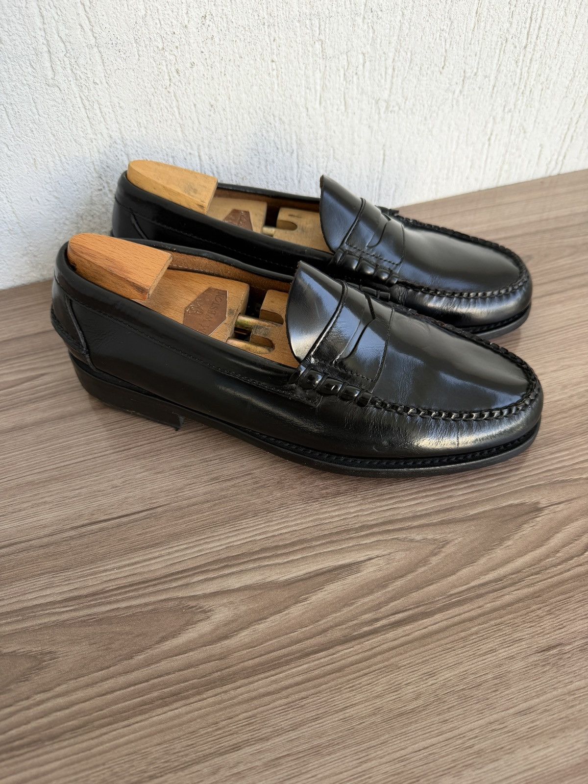 Prada Brushed leather penny loafers Size US 9.5 / EU 42-43 - 2 Thumbnail
