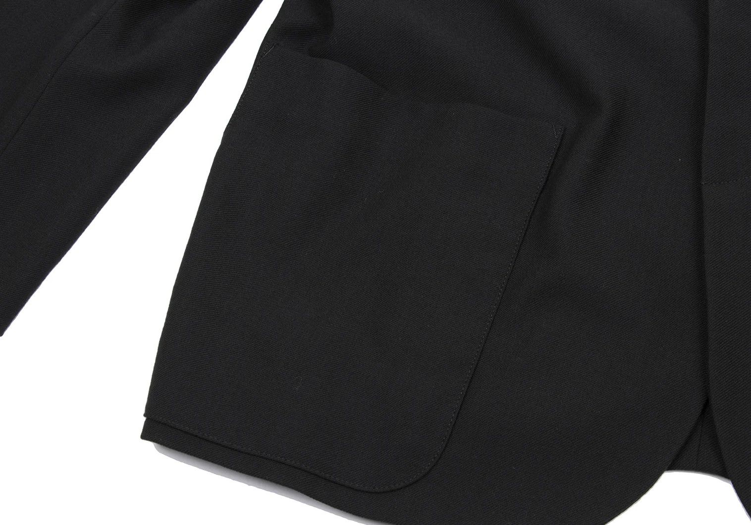 Jean Paul Gaultier Wool Lapel Design Fly Front Jacket in Black Size 48 Size US M / EU 48-50 / 2 - 8 Thumbnail