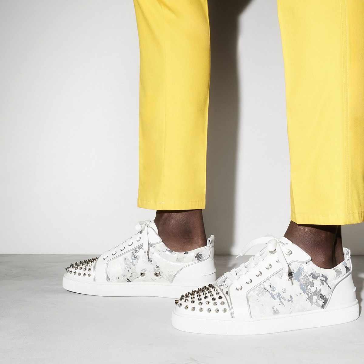 Christian Louboutin o1s1wg110225 Sneaker in White Size US 10 / EU 43 - 4 Thumbnail