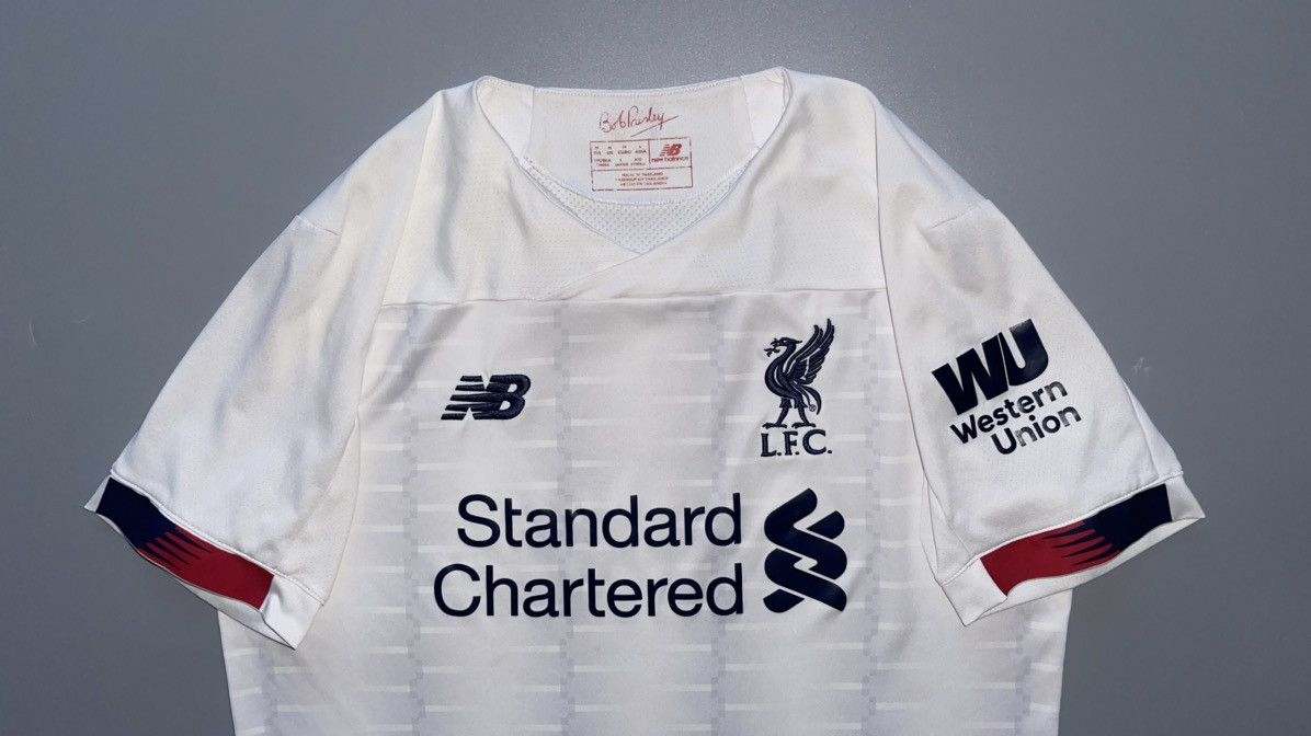 New Balance × Vintage LIVERPOOL NEW BALANCE 2019/2020 SOCCER AWAY JERSEY #4 VIRGIL Size US M / EU 48-50 / 2 - 3 Thumbnail