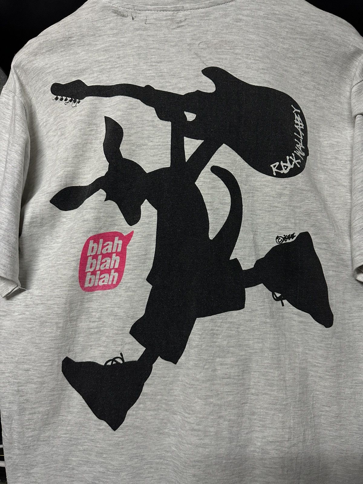 Band Tees × Vintage Vintage 90s Rock Wallaby Blah Blah Blah Faded Tee Size US L / EU 52-54 / 3 - 2 Thumbnail