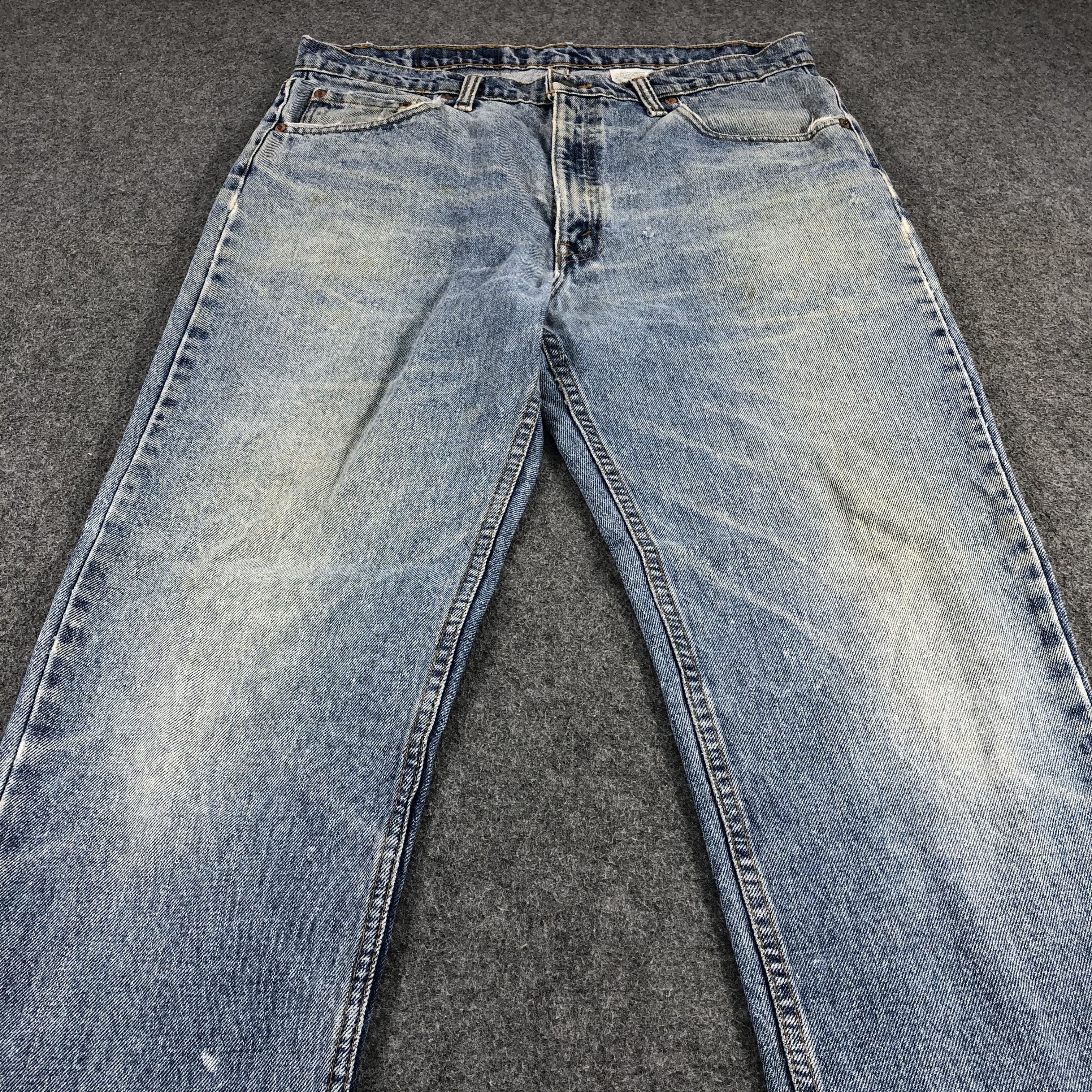 Levi's Vintage 90s Levis 512 Jeans Slim Fit Denim KJ482 Size US 35 - 3 Thumbnail