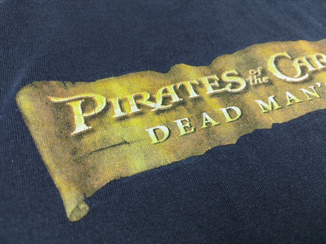 Disney × Vintage Vintage 2006 Pirates of the Caribbean Dead Man's Chest TEE Size US XL / EU 56 / 4 - 8 Thumbnail