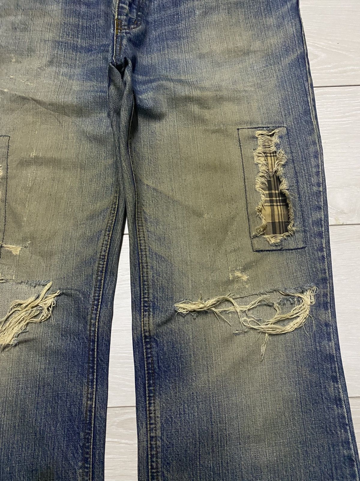 Japanese Brand Vintage Japanese Brand Beach Sound Distressed Baggy Jeans Size US 36 / EU 52 - 8 Thumbnail